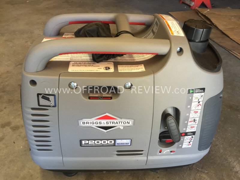 OffroadReview's tweet image. PRODUCT REVIEW - Briggs &amp;amp; Stratton P2000 PowerSmart Series Inverter Generator offroad-review.com/new/index.php?…