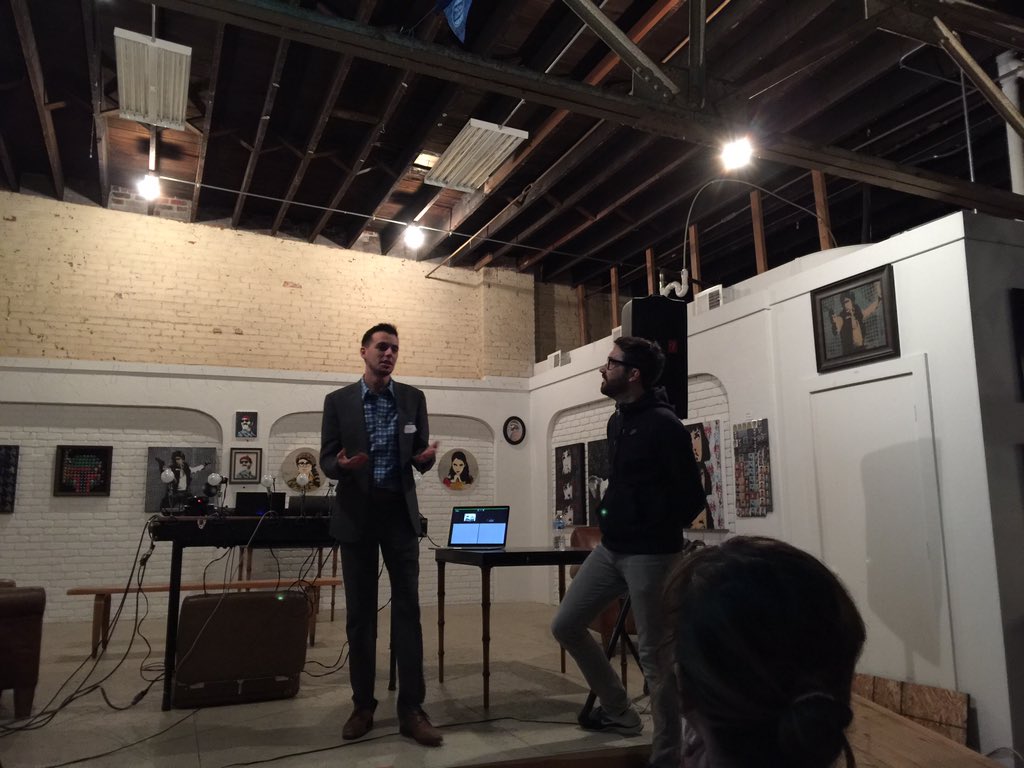 swfranks's tweet image. @nateutesch and @Nicholas_Weaver at #leapfw