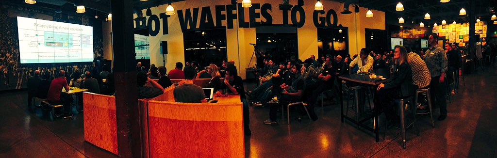 mrc_pdx's tweet image. Thanks to the 120+ people who came out for the #niketechtalks! #techtownpdx #siliconforest #codeisking