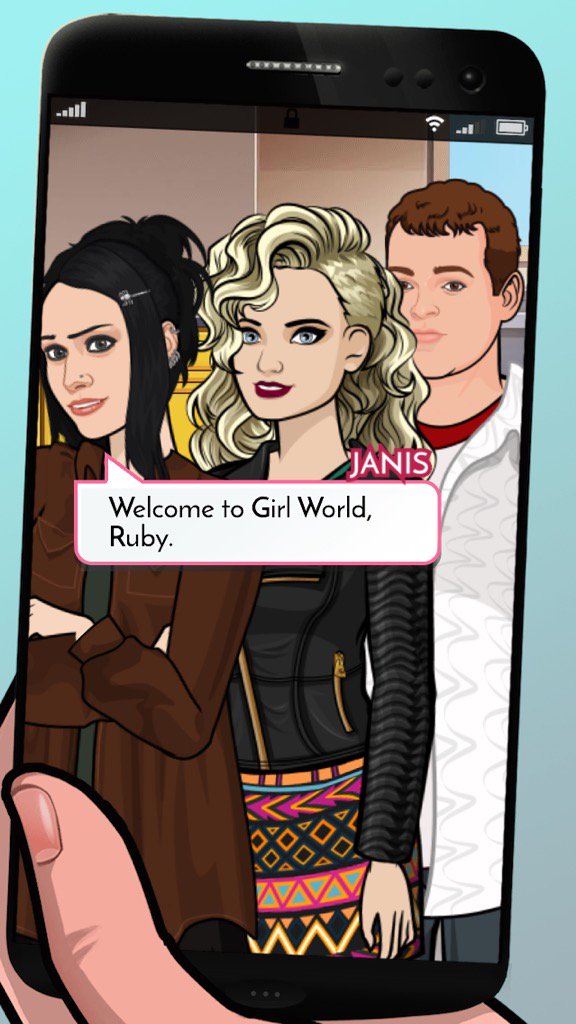 R5Britton's tweet photo. Check out my selfie with Janis and Damian! https://t.co/uQ04fy84bM #MeanGirlsEpisode #MyNameisRuby https://t.co/gxG0ZZjfeb