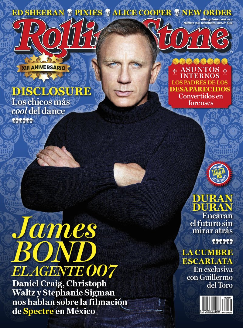RollingStoneMX's tweet photo. Noviembre en Rolling Stone: James Bond, Pixies, New Order, Duran Duran y mucho más, ¡cómprala ya! https://t.co/MAfODZkmCg