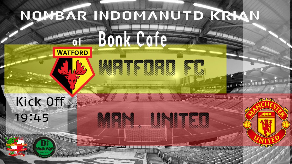 NONBAR w/ Indomanutd Krian Watford vs man United, at Bonk Cafe Krian Sabtu 21 Nov. KO 19:45 WIB..Free
cc: <a href="/infosda/">Info Sidoarjo</a>