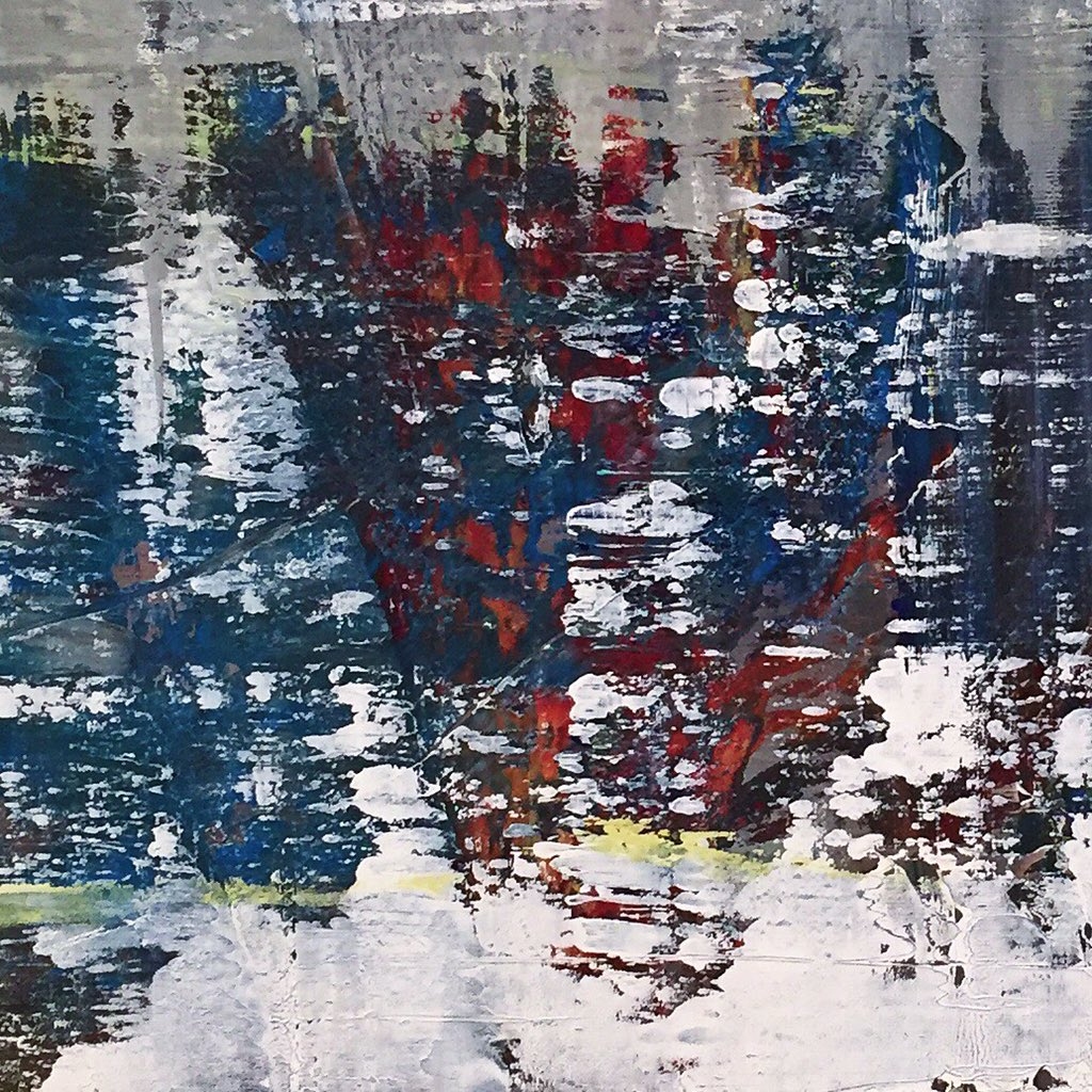 Gerhard Richter, Oil on canvas