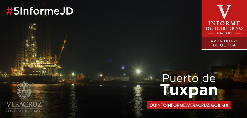 Javier_Duarte's tweet photo. Con los puertos de Veracruz, Tuxpan y Coatzacoalcos somos el centro logístico más importante del país. #5InformeJD https://t.co/upFQmokci2