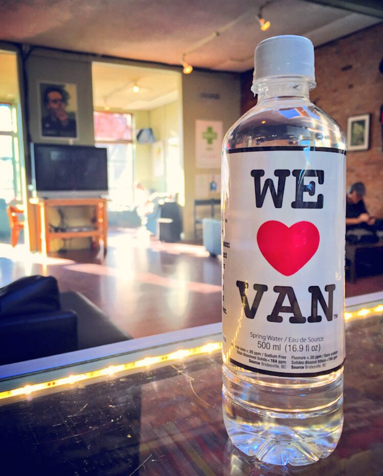We ❤️ Van at the Cannabis Culture <a href="/ccvaporlounge/">Cannabis Culture Lounge</a>! Stay hydrated while you're getting high in #Vancouver! <a href="/welovevan/">WE LOVE VAN</a>