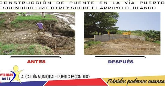 AlcaldiaPto's tweet photo. RENDICIÓN DE CUENTAS 2012 - 2015---PROYECTOS EJECUTADOS
@camilootorres #UnidosPodemosAvanzar #PuertoEscondido https://t.co/Cowa4JSxqU