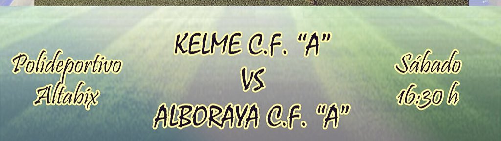 kelmejuvenila's tweet photo. Ven a animar al @kelmejuvenila este sábado a las 16:30, juntos somos invencibles! #familiakelme #todoporlafamilia https://t.co/Qv0nv4YA2m