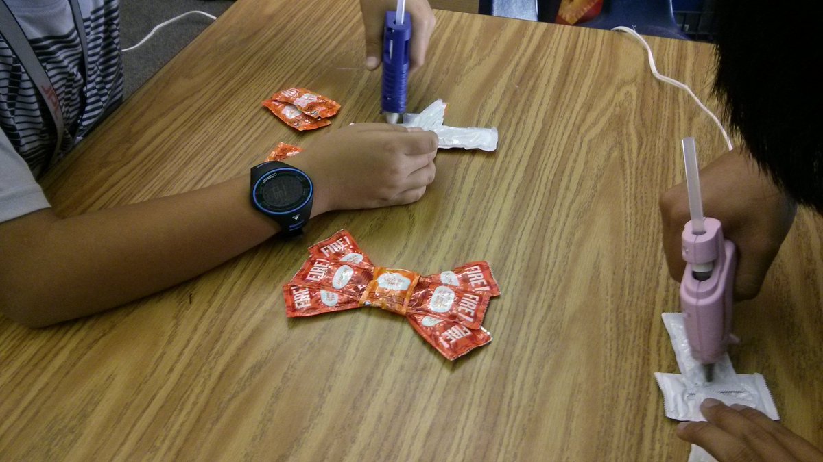 Glue guns, sauce packets, plushies...when did robotics become crafting club? Spirit stuff! #morethanrobots