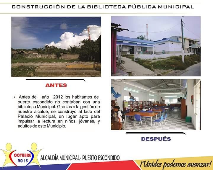AlcaldiaPto's tweet photo. RENDICIÓN DE CUENTAS 2012 - 2015---PROYECTOS EJECUTADOS
@camilootorres #UnidosPodemosAvanzar #PuertoEscondido https://t.co/KFJybC1W23