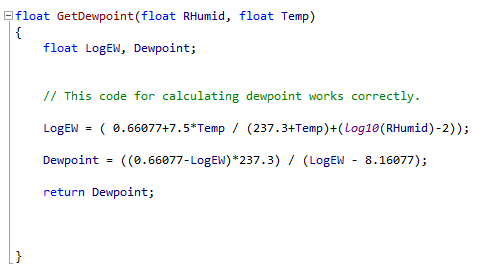 BrianSecAtMCHP's tweet photo. How long to find dewpoint on an @Atmel TinyAVR 8-bit MCU? Only 7125 clock cycles. Mere 7.2 mS @ 1MHz. #SImplyAVR https://t.co/1YAOOstjRf