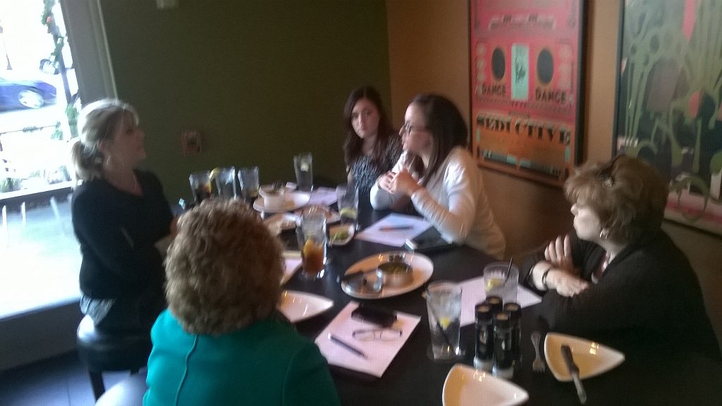 ChamberAdvocate's tweet image. #WINweek team already hatching good ideas for 2016.  We've got some amazing women leaders in Noblesville.