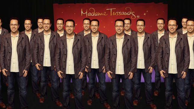 ClickHole's tweet photo. Terrible Timing: Madame Tussauds Unveiled 35 Wax Sculptures Of Jared Fogle https://t.co/Nq7xMafyRZ #ClickClassic https://t.co/ki70otRPiE