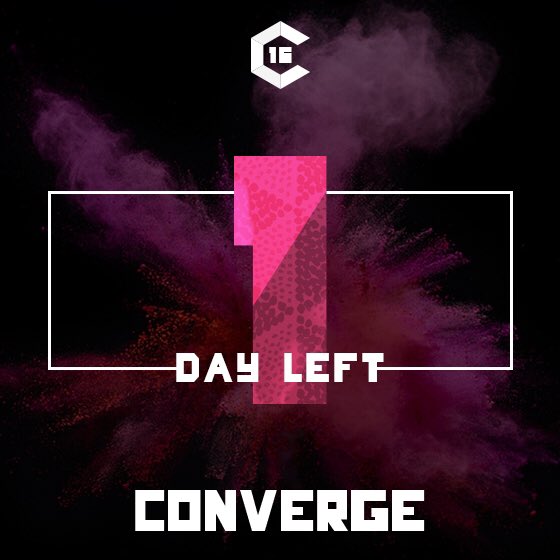 ConvergeTX's tweet photo. It's tomorrow people! Get ready! It's. Going. Down!
#ConvergeTexas https://t.co/kBUk4h0JY1