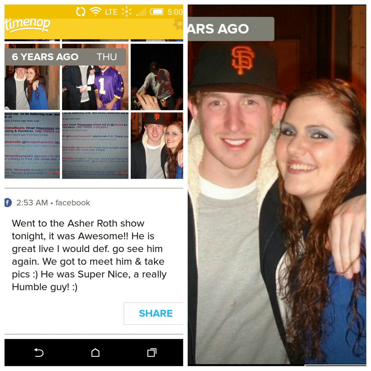 Lindseriously's tweet photo. @asherroth Dude just had his wisdom teeth out &amp; still put on one hell of a show👍 #asleepinthebreadaisle #asher #tbt https://t.co/MpbmpbtBnD