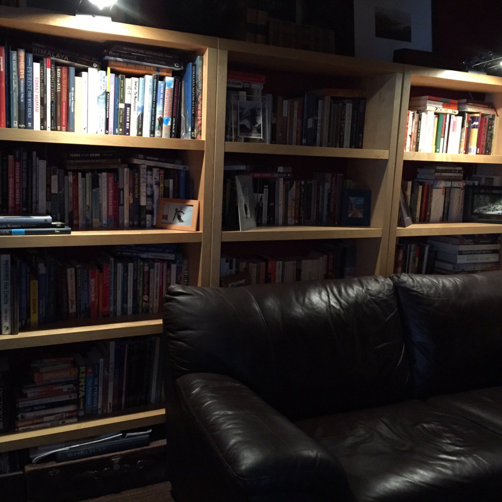 Joanna_Croston's tweet photo. @SuburbanMtnr @DeskToDirtbag Here's my #MountainLibrary ! @zacrobinson_ @CrowfootMedia must have good ones too! https://t.co/D6C4gmyClV