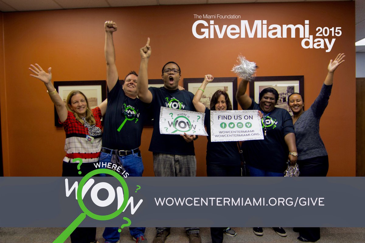 WOWCenterMiami's tweet photo. Can u tell we are excited about #givemiamiday!?Visiting the office of @dlcava was 2 much fun! #whereiswow #choosewow https://t.co/PCzfIKLL2r