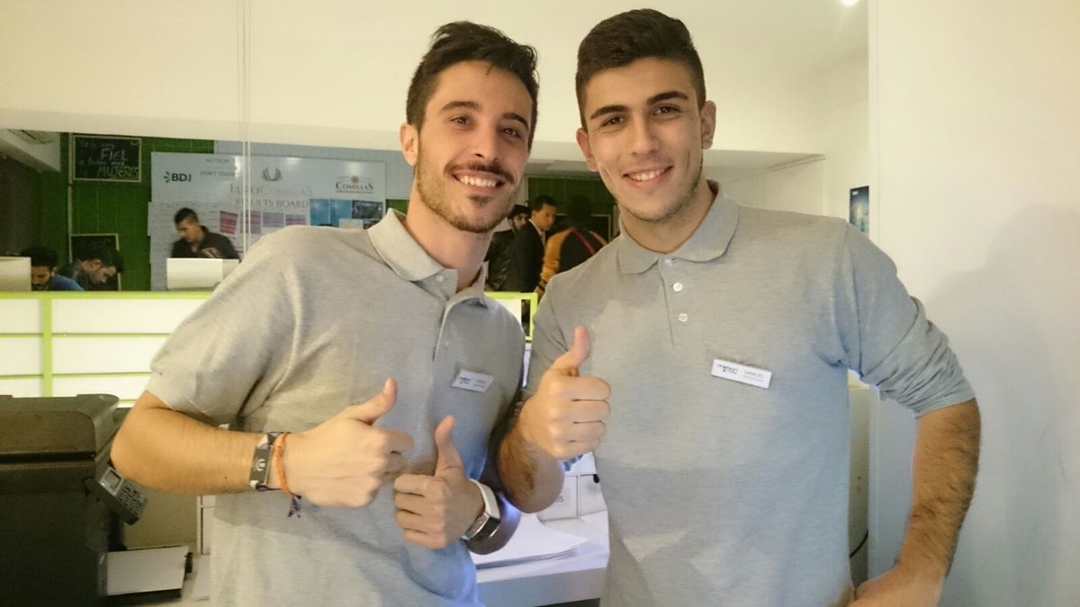 motionhostels's tweet photo. Ya están aquí todos los participantes de #eurocomillas2015 . El equipo de #motion os da la bienvenida https://t.co/HClrIZ3K4J