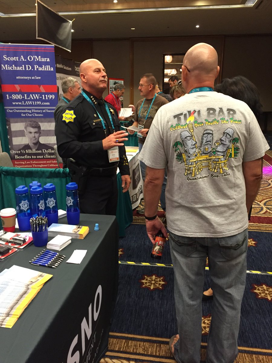 joinFresnoPD's tweet photo. Attending the Porac Law Enforcement Annual Conference of Members in Monterey, CA. Seeking the best candidates!! https://t.co/osCYpX3Hx1