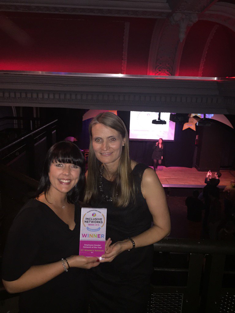 JoannaSantinon's tweet photo. #EYWomens Network  thrilled to win Gender Network of the Year #INAwards2015 @incnetworks @EY_UKI https://t.co/EgWVJJeqMu