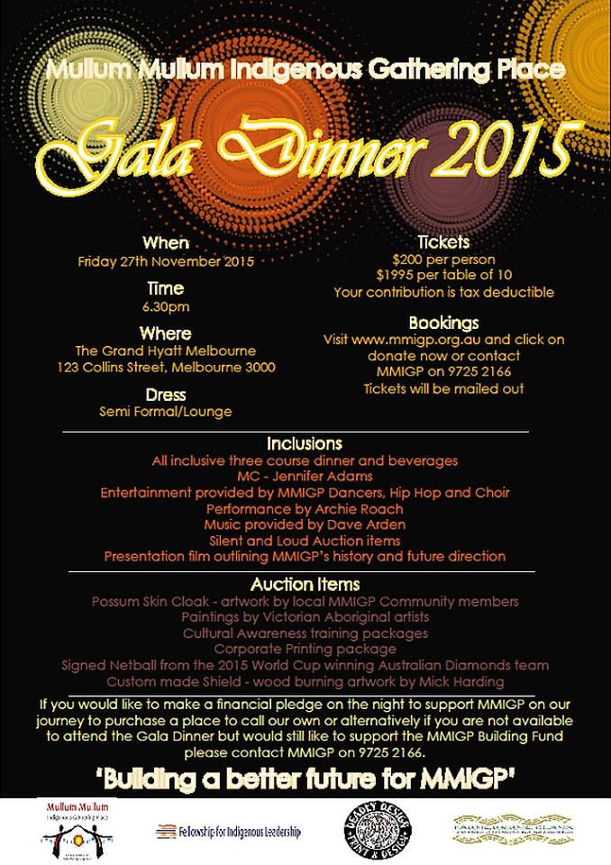 mmigp's tweet photo. MMIGP Gala Fundraising Dinner 27th of November 2015 https://t.co/UzX1hlMuxr