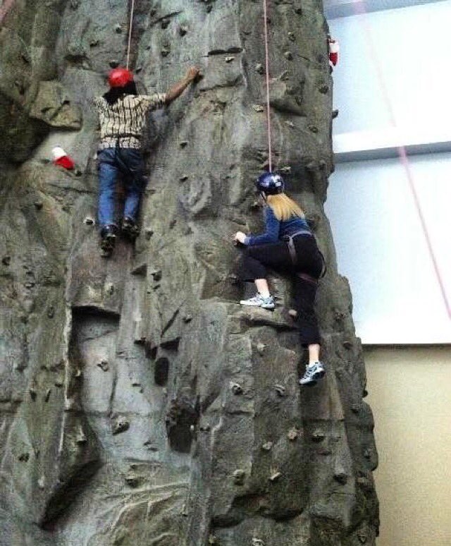 #TBT to our indoor rock climbing adventure in fall 2009! #AACC #AACCAdventure #club