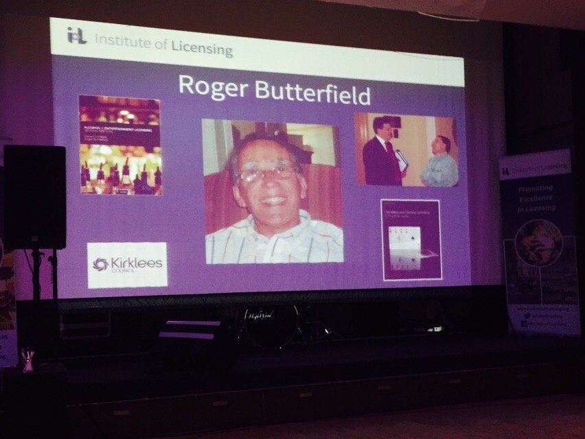 Instoflicensing's tweet photo. Roger Butterfield is presented with a well deserved recognition award from the IoL #NTC15 https://t.co/YsmLAmEUlH