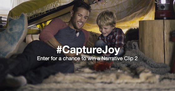 getnarrative's tweet photo. Want to win a Narrative Clip 2? Enter our #CaptureJoy contest. Learn more at https://t.co/xBX2AIIF4W https://t.co/lt42yJzc8M
