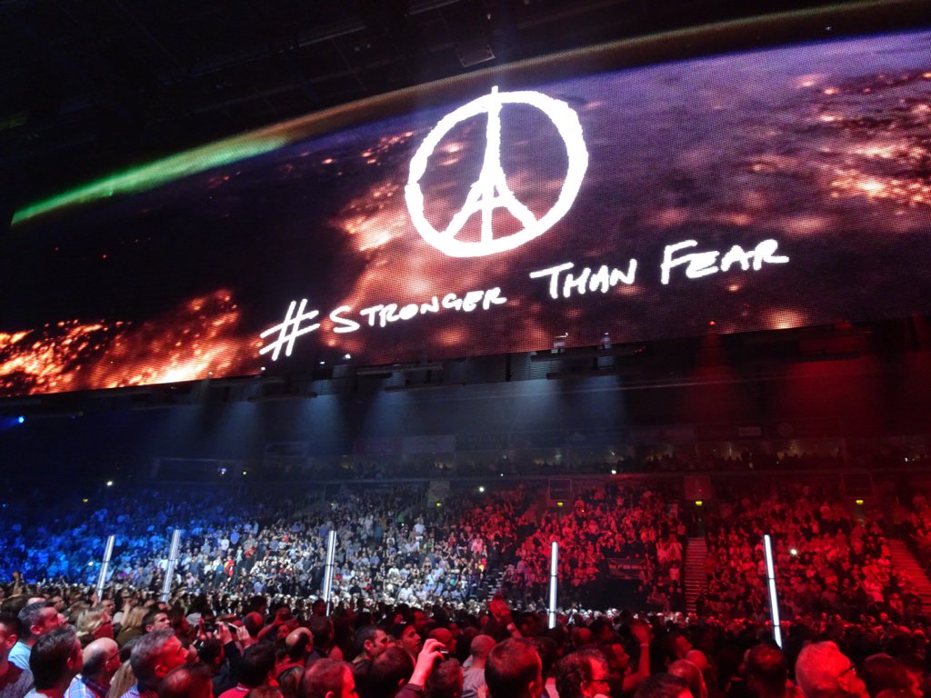 U2 Belfast #strongerthanfear #whiteoutbelfast #u2ietour