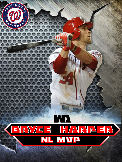 SyndicateCards's tweet image. It's unanimous for Bryce Harper!