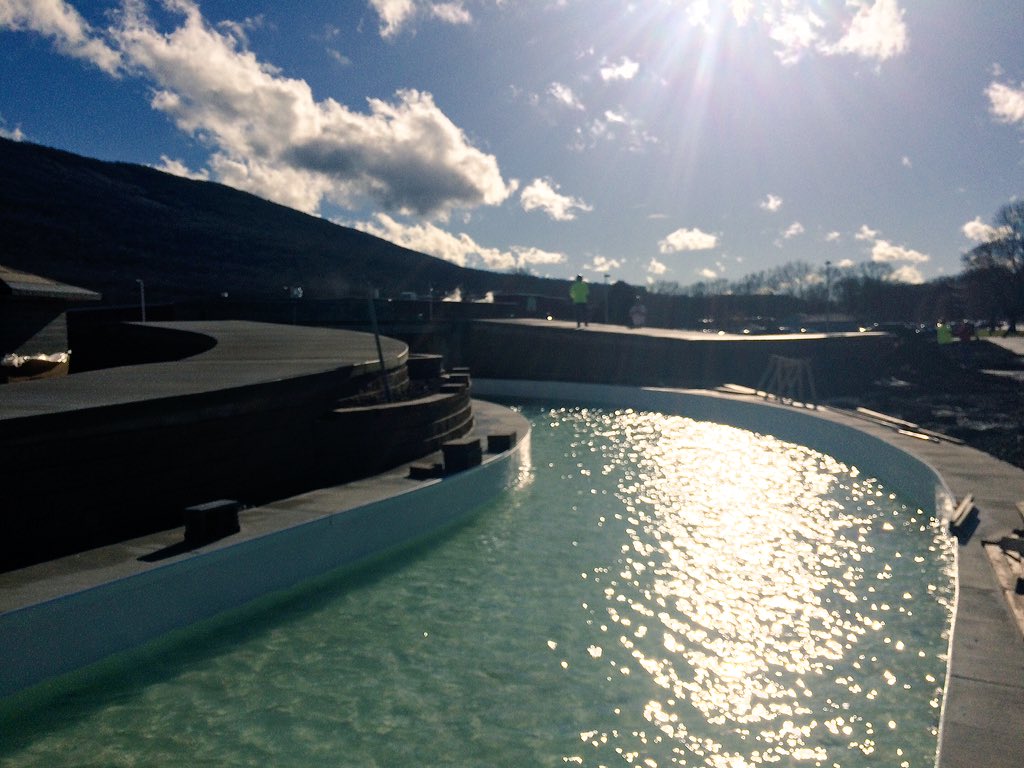 DelGrossosPark's tweet photo. Water added to the Lazy River for testing! #LagunaSplash2016 is going to be awesome!! https://t.co/fkYDI6dOPQ