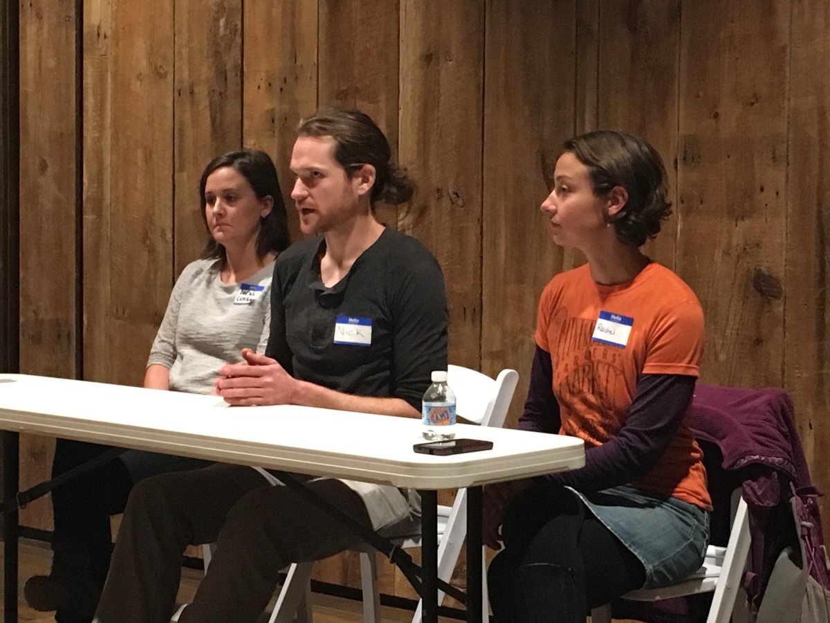 Great speaker panel at the #FarmLS @Mid_OHFoodbank <a href="/racheltayse/">Rachel Tayse</a> @FTONGardens