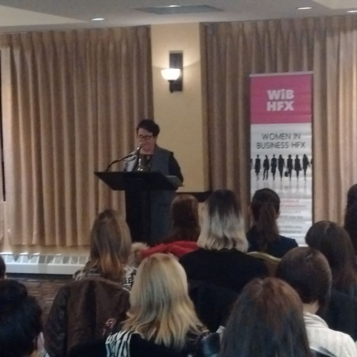 My absolute pleasure to speak to <a href="/womenbizHFX/">Women in BusinessHFX</a> to celebrate our women entrepreneurs <a href="/StatusofWomenNS/">StatusofWomenNS</a>