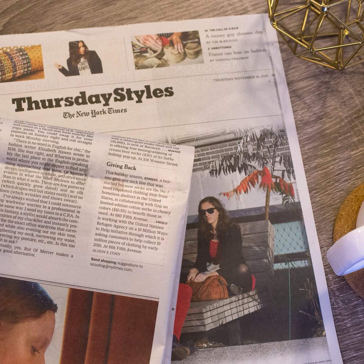 BOMBAS's tweet photo. Check us out in the #ThursdayStyles section of the @nytimes here: https://t.co/N1OjgBnlgR https://t.co/8KCMpqkbnZ