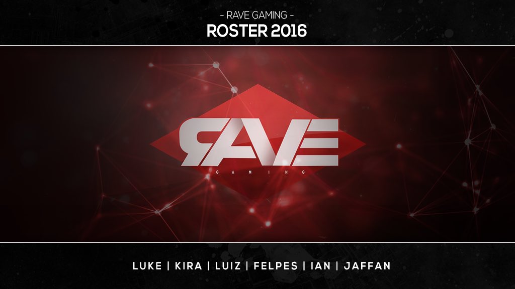 RaVe_Gaming's tweet photo. Roster 2016 #GoRaVe https://t.co/yqU1i0Dm56