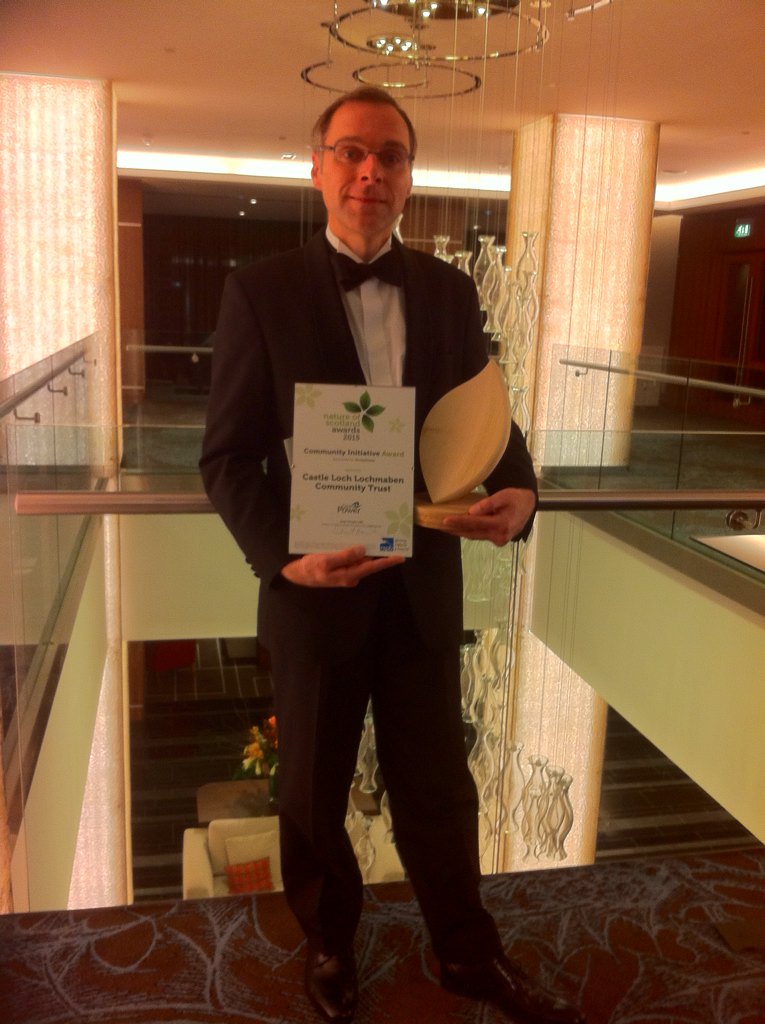 So pleased to announce Castle Loch won the Community Initiative <a href="/RSPBScotland/">RSPB Scotland</a> Nature of Scotland awards 2015