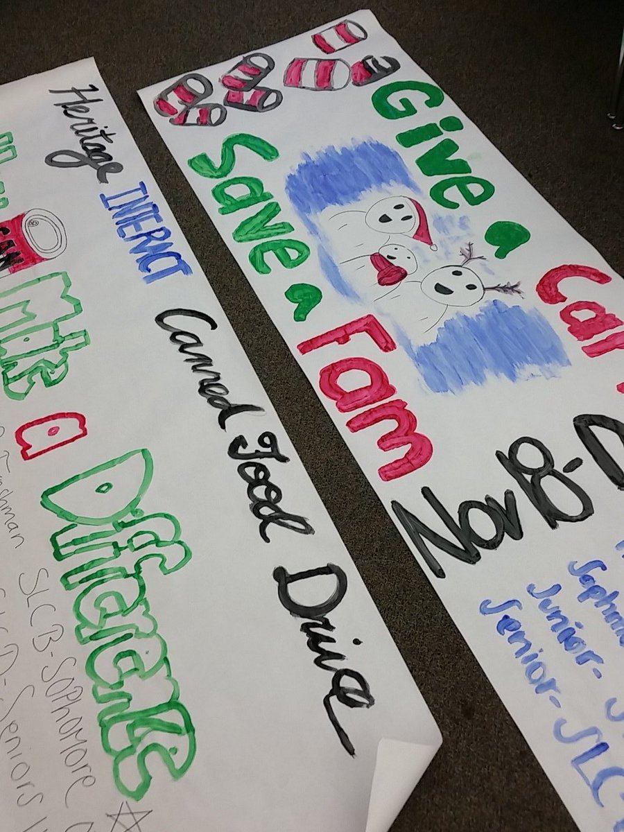 HHInteract's tweet photo. Can food drive! Drop off your cans in your slc (a= freshman, b = sophmores, c = juniors, d = seniors) https://t.co/gULeW97iKS