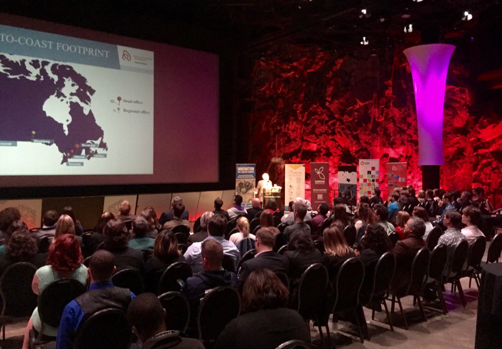 tjsmerritt's tweet photo. Full house @ Innovation for Greater Sudbury! #IGS2015 @LaurentianU https://t.co/E9eMZ94N0U