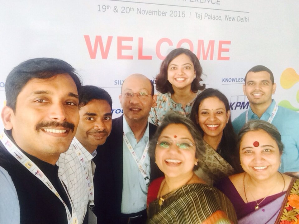 sujithkumar13's tweet image. One beautiful selfie with the present and past HR professionals of Infosys at NHRDN conference #InfosysHR