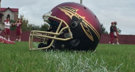 BleacherReport's tweet photo. Florida State unveils new black uniforms, new alternate matte helmet https://t.co/Sw8yDrSZfp https://t.co/wCTaNH8op7