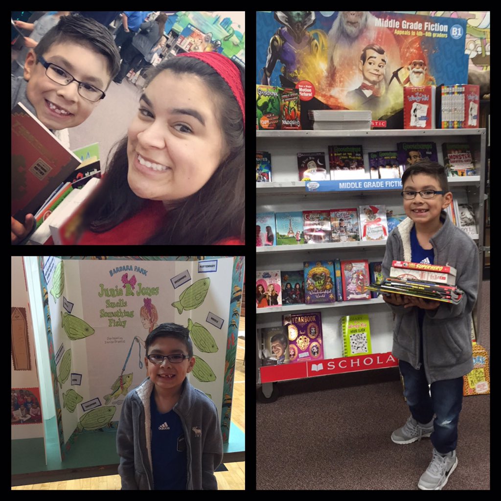 Belle_Beth's tweet image. Had so much fun at the book fair &amp;amp; literacy night. #momlife #bookfair #secondgrader #memories