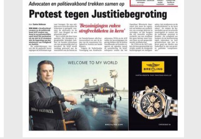 EMSteller's tweet photo. Lees vandaag in de @telegraaf over brandbrief die politie en advocatuur  aan kamer zonden over #justitiebegroting https://t.co/FwR0NEakDx