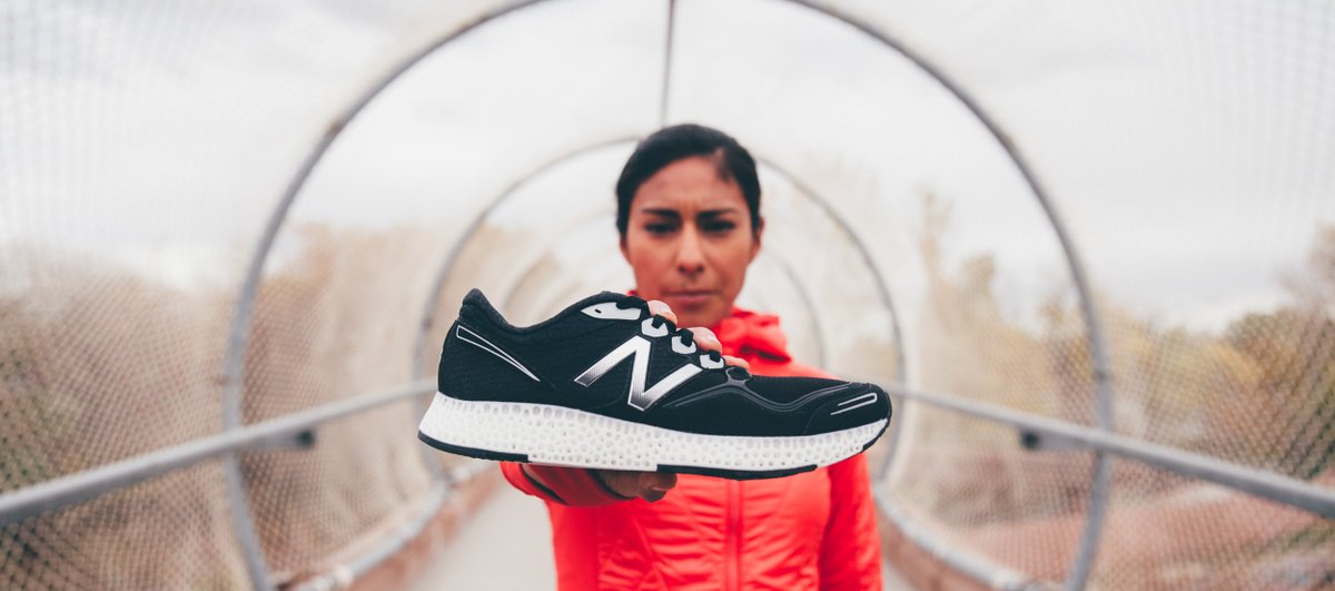 NewBalanceUSA's tweet photo. Step into the future. We're taking 3D-printed midsoles out of the lab &amp; into the store: https://t.co/p4VVAqDxI1 https://t.co/ZYNPbQukj6