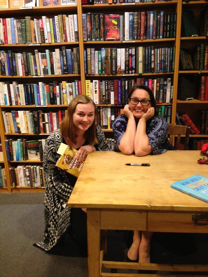LifesAnticsBlog's tweet photo. I met @TheBloggess, and it was pretty great! 
https://t.co/eeeHbKD5ua https://t.co/F8xFBLyDGY
