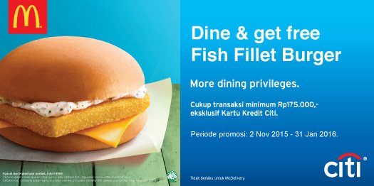 McDonalds_ID's tweet photo. Jadi tunggu apalagi, gunakan Kartu Kredit Citibank dan dapatkan bonusnya, McDers. https://t.co/xEnC1GvBVV