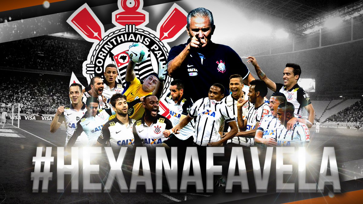 Comemora, Fiel! É campeão! Na raça, do jeito que a gente gosta #HexaNaFavela