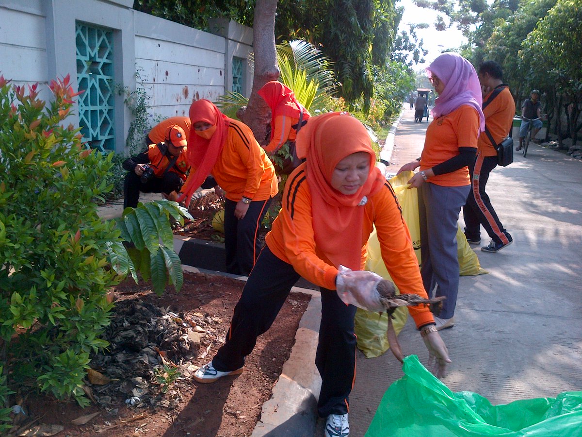 Apel Gerakan Pungut Sampah , lokasi RW 014