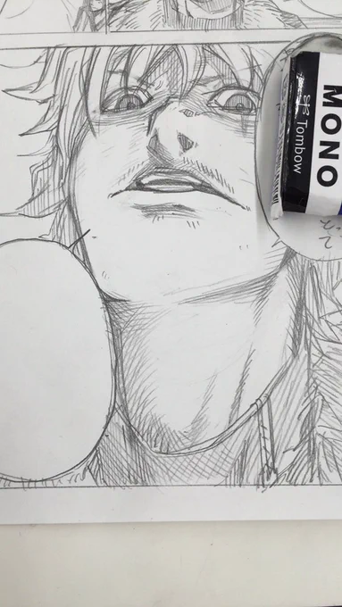 ネーム描いてると好きな顔とかシーンだけに書き込みを入れる悪い癖を治したい。。 