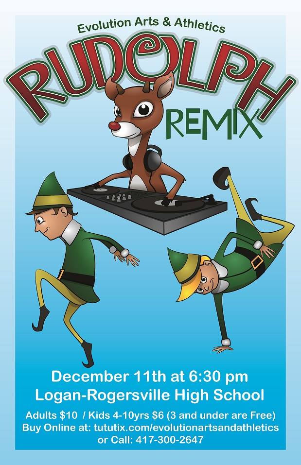 EvolutionAA's tweet photo. Order your tickets for this year's Christmas program,"Rudolph Remix" today! Get them here: https://t.co/WyOc3x7rF6. https://t.co/karQCZvv9Q