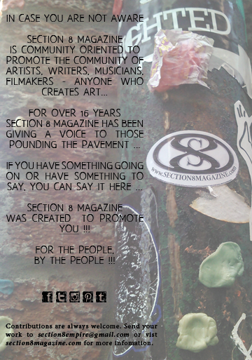 Section8Mag's tweet image. section8magazine.com ... doing it for the people since 1999 ...