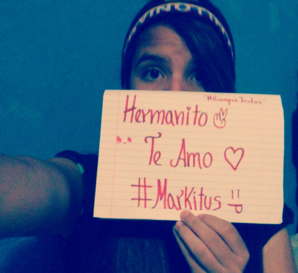 TheGirlJos's tweet photo. Te amo mi amor! #Markitus #Hermanito #SiempreJuntos🙎💕 https://t.co/vw1fTPGgfB